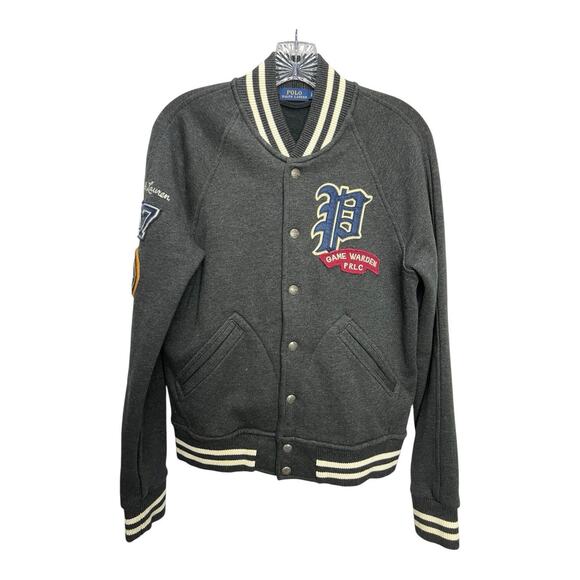 Polo Ralph Lauren Varsity Jacket Letterman Collegiate Mens Small Game Warden